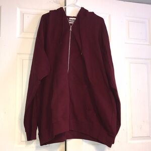 Men's Burgundy Hoodie